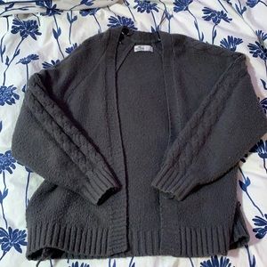 Hollister grey cardigan